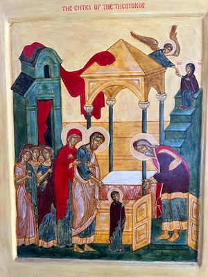Icon of the Presentation of the Theotokos in the Temple