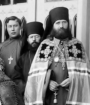 t. Tikhon when he was still in the U.S. with two other Saints, Fr. Sebastian Dabovich (our parish's first pastor!) and Fr. John Kochurov of Chicago.  